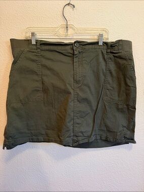 🏌️‍♀️🏌️‍♀️🏌️‍♀️3 for 12$🏌️‍♀️🏌️‍♀️🏌️‍♀️Lee Olive Green Utility Mini Skort-20